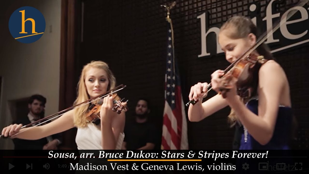 Sousa, arr. Bruce Dukov: Stars & Stripes Forever | Madison Vest & Geneva Lewis, violins