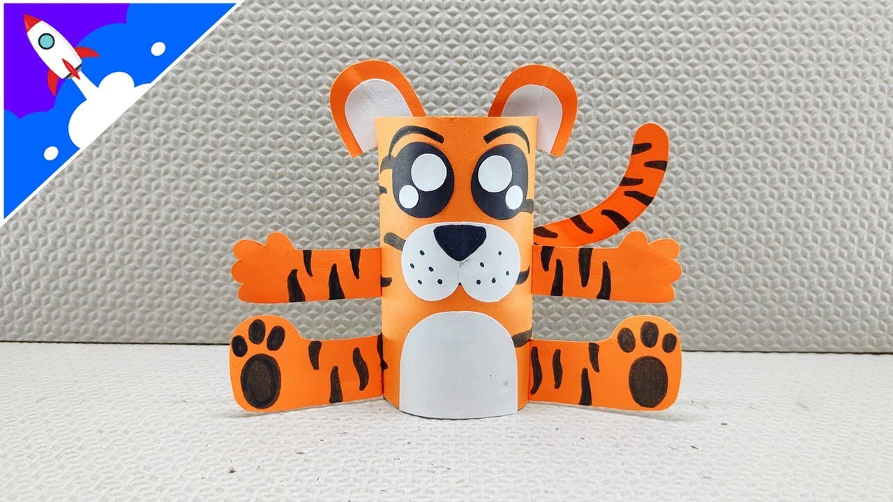 Como fazer um tigre de papel