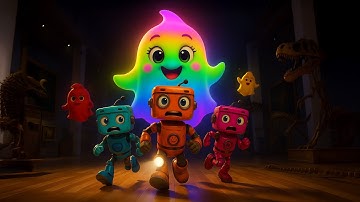 Rainbow Ghost Chase in the Museum! 👻 | Rusty’s World Adventure Song