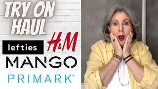 TRY ON HAUL PRIMARK  H&M MANGO LEFTIES Y MERCADILLO