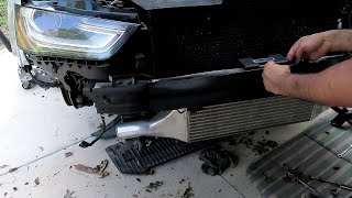 Audi A4 Bigger Intercooler to Support Future Turbo Upgrade by Steve Kish 4,857 views 3 years ago 3 minutes, 57 seconds