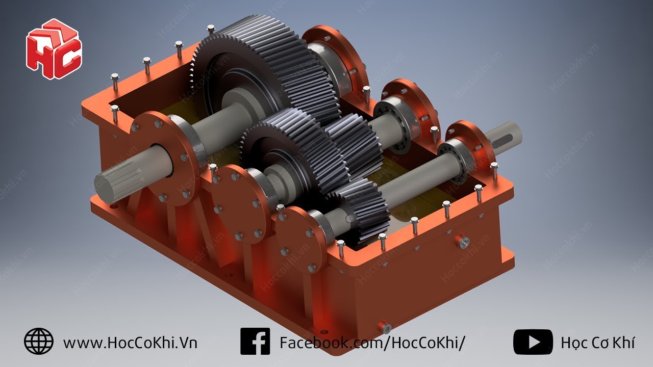 [hoccokhi] Hướng dẫn thiết kế trục và bánh răng trong... - youtube