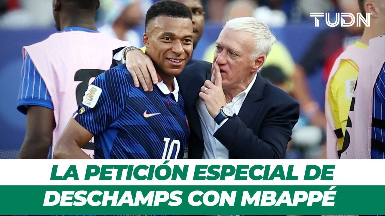 Deschamps tomó precauciones con Mbappé por el estilo de juego paraguayo | TUDN