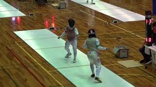 2018IH フェンシング 学校対抗 1回戦 武生商(福井県) 対 宇中女(栃木県)