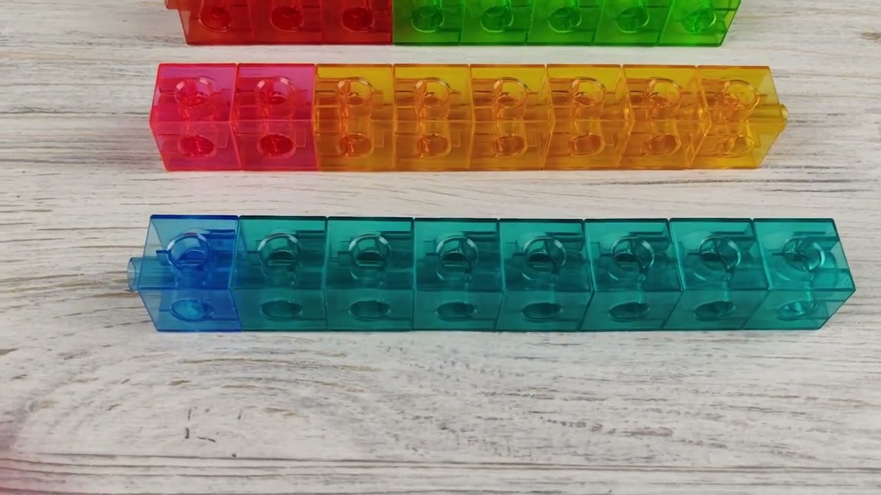 Соединяющиеся кубики 2см - Прозрачные. Артикул 12024