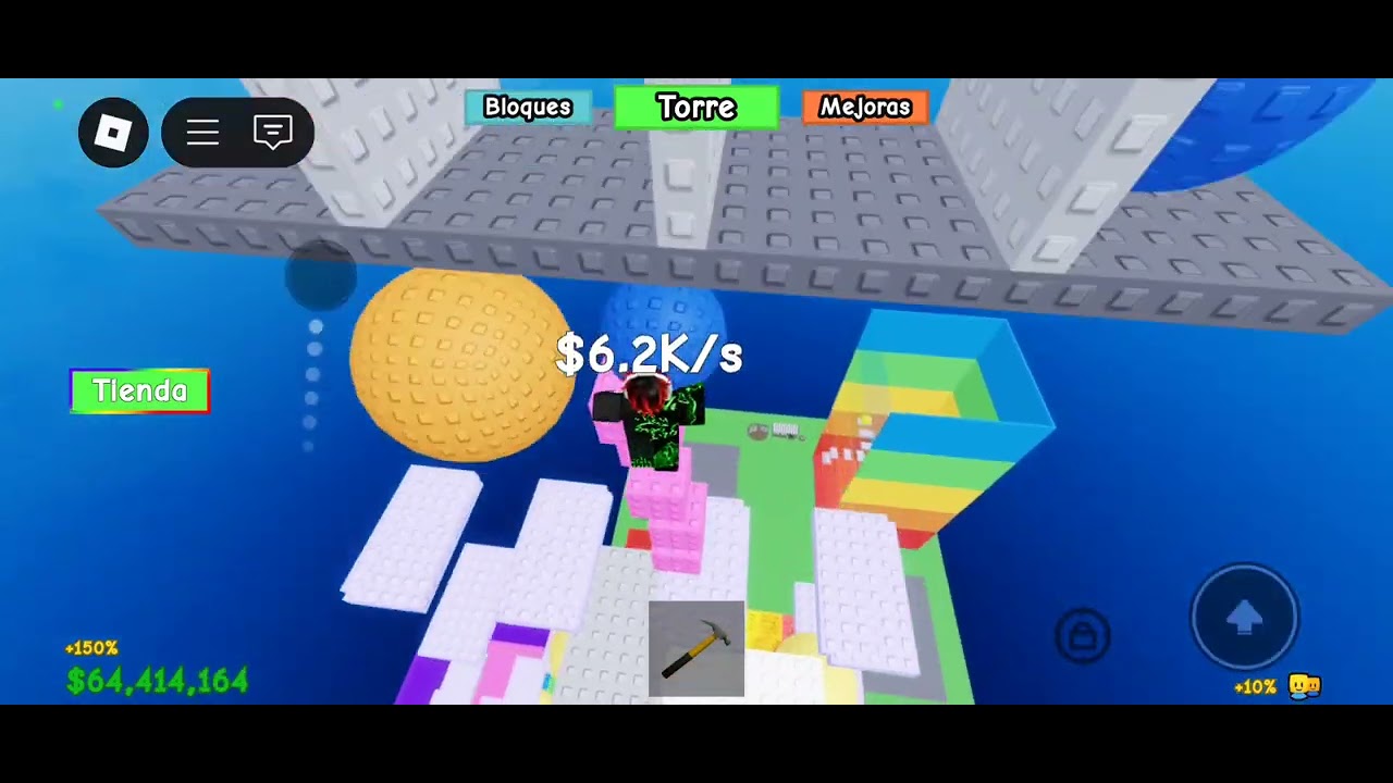 Jugando construir una torre