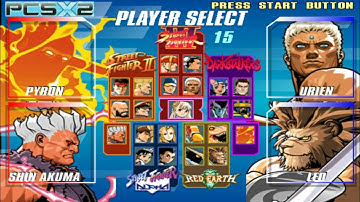 All Characters Capcom Fighting Evolution PCSX2 Emulator