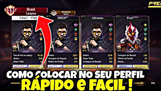 Free Fire: como colocar símbolos épicos no meu nick ou clã pessoal