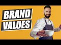 How to define your core brand values steps  examples