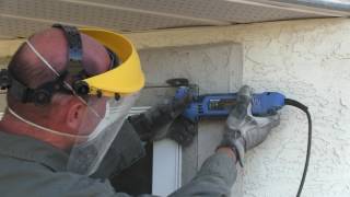 How To Replace A Window In A Stucco Wall