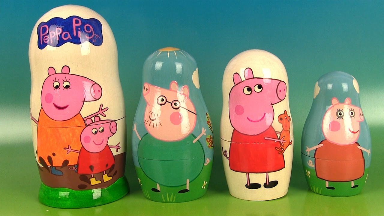 Peppa Pig Poupees Gigognes Russes Oeufs Surprise Monde De Dory Vice Versa Youtube