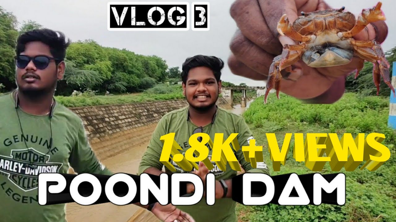 Vlog - 3 | Poondi Dam | Thiruvallur | Tamil | Poondi reservoir | Global Concept | Abhishek | Praveen