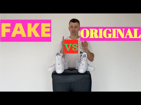 Nike Air Force Сравнение Original vs Fake!  Китайская копия лучше оригинала! Начни Бизнес с Китаем