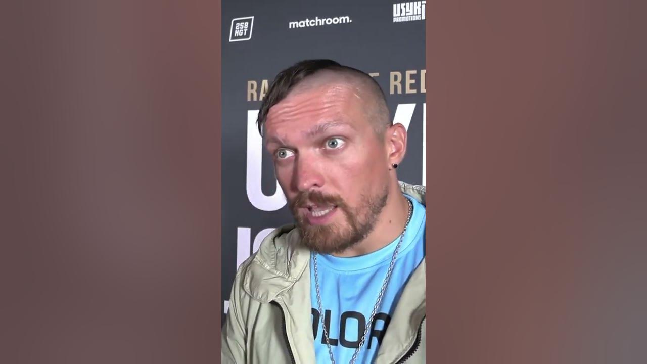 Oleksandr Usyk on Russia in Ukraine