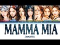 AI COVER Izna OT7 WJiyoon Mamma Mia Original Izna Color Coded Lyrics