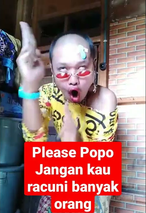 Tiktok viral Goyang Popo | please popo jangan kau racuni orang lebih banyak lagi