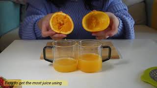 Snowpea Manual Juicer Lemon Squeezers Orange Citrus Lime Juicer Hand Fruit Press 400Ml