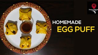 Egg puffs recipe | Egg puff without oven |  how to make egg puffs | Egg puffs at home
