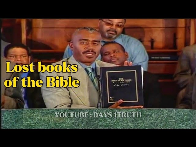 Pastor Gino Jennings talks about the Lost books of the Bible class=