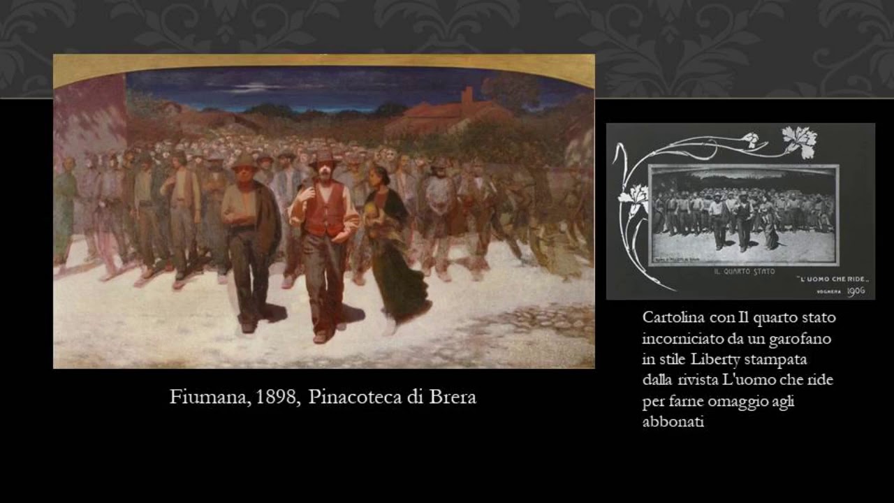 Arte curiosa #29: Fiumana e Quarto Stato , Pellizza da Volpedo - YouTube