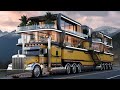 The World’s Most Expensive Kenworth W900 Is Actually a 5-Star Hotel on Wheels! 🏨💰