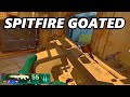THE SPITFIRE SHREADS THROUGH ENEMIES...