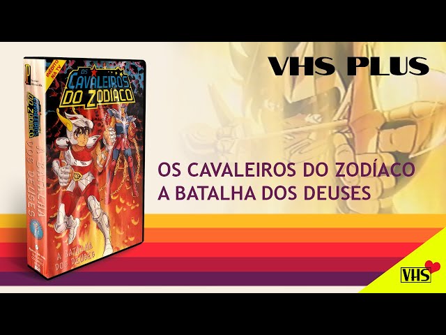 Os Cavaleiros do Zodíaco - A Batalha dos Deuses (Dublado)(VHS)(Usado)