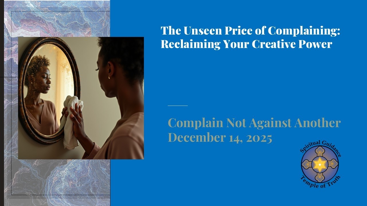 The Unseen Price of Complaining: Reclaiming Your Creative Power