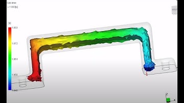 Gas assist injection molding