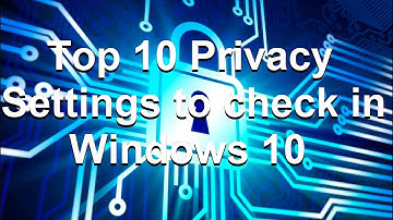 ✅Stop Windows 10 Spying - Privacy Settings Tips