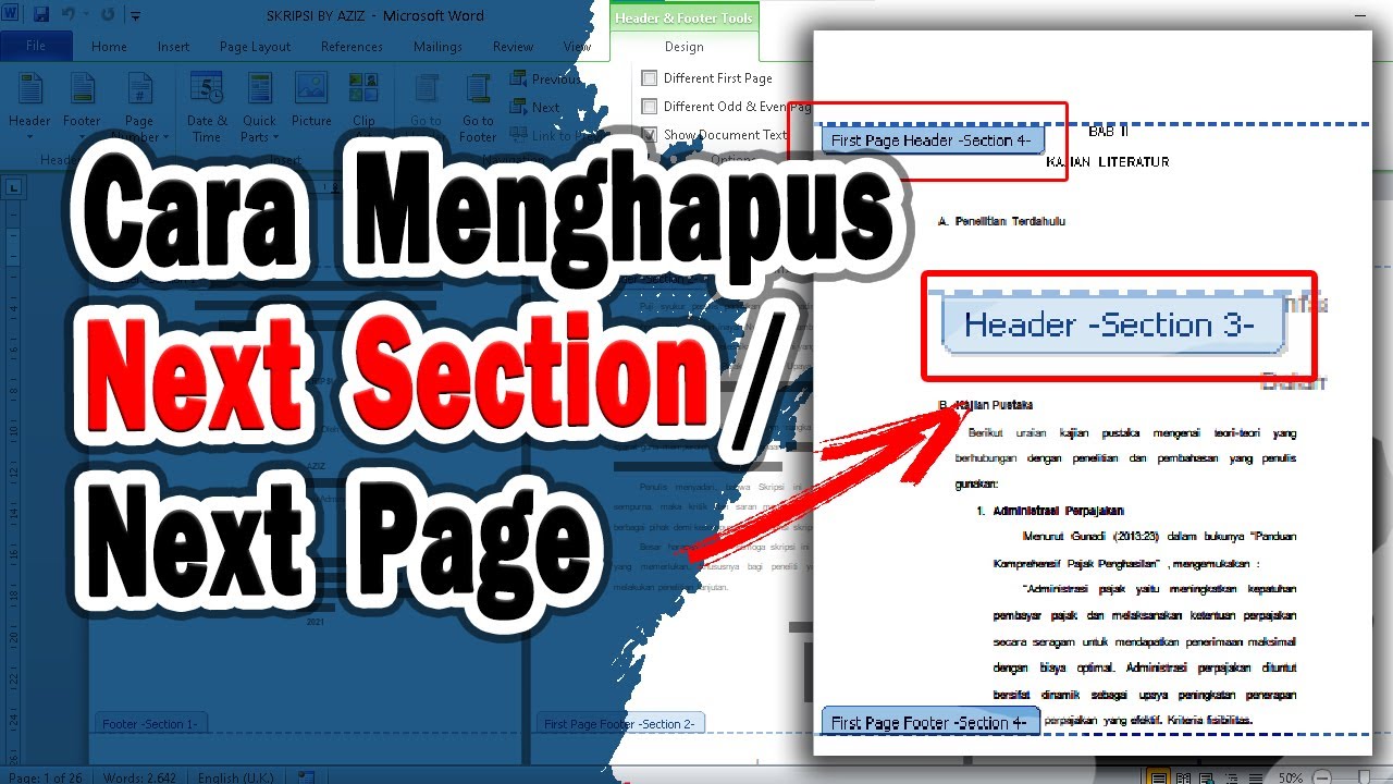 Cara Menghapus Next Section Next Page Next Break Pada Microsoft Word cara-menghapus-next-section-next-page-next-break-pada-microsoft-word