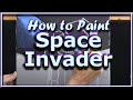 SPACE INVADER - Learn How to Draw and Paint for Beginners - Easy Figure Landscape Painting Tutorial