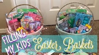 FILL MY KIDS EASTER BASKETS WITH ME // KIDS EASTER BASKETS 2020 // EASTER BASKET IDEAS FOR KIDS