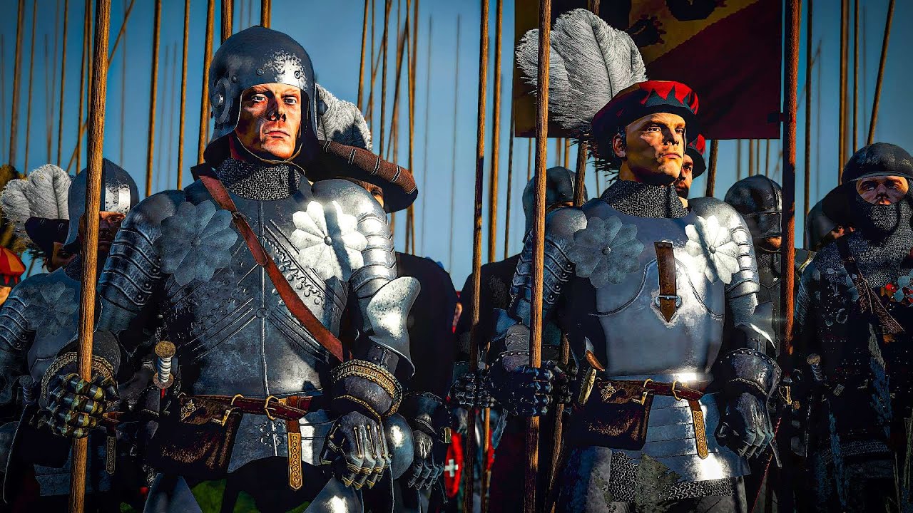 THE BATTLE OF MORAT 1476 AD | BURGUNDY VS SWISS | 20K+ UNITS MEDIEVAL