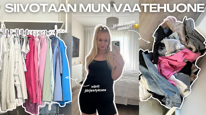 Mulle ei jää mitää vaatteita?!🥲 | Koko vaatehuoneen siivous