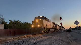 Nice Tuesday evening Ft LOF66 Amtrak 11 and 14  with 206 leading !