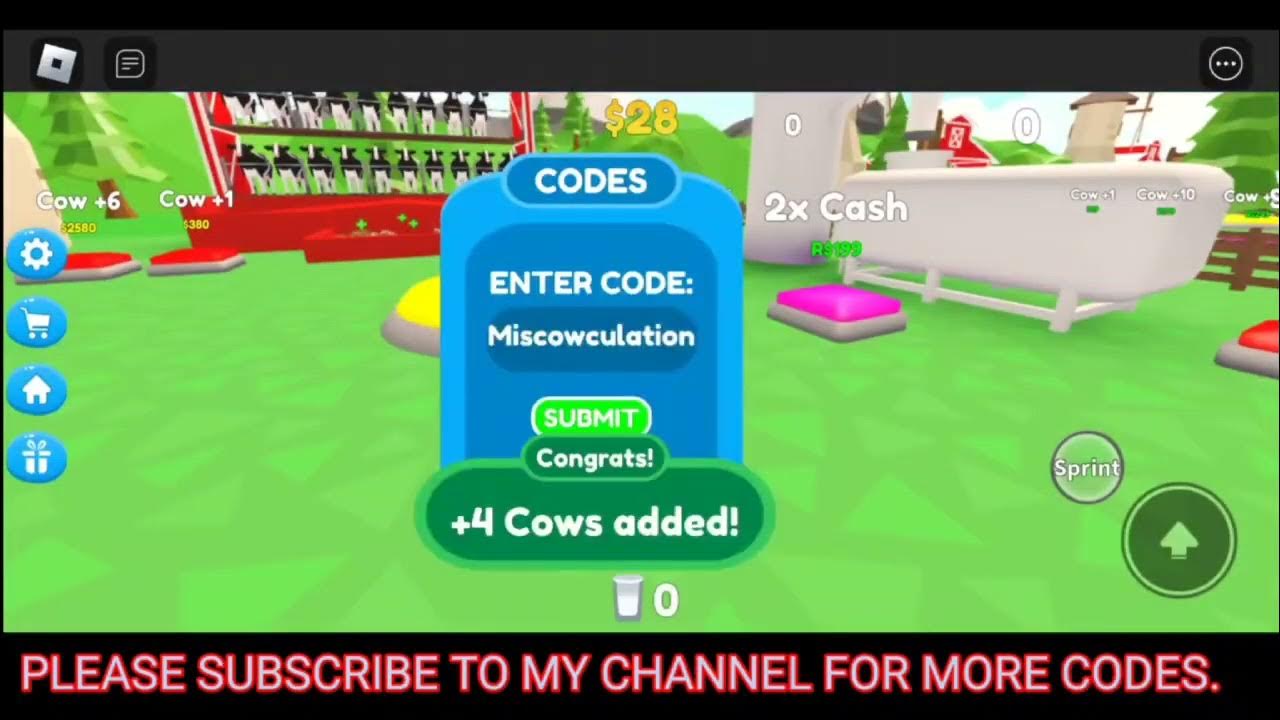 Milk Tycoon Codes (December 2023) - Roblox