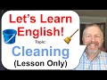 Free english class topic cleaning  lesson only