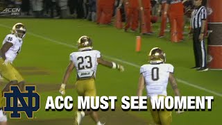 Notre Dame's Kyren Williams Can't Be Tackled  | ACC Must See Moment