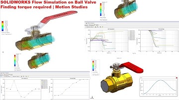 SOLIDWORKS Flow Simulation on Ball Valve Demo | Finding Torque required to Rotate the Knob