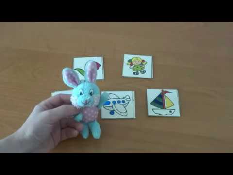 Развивающие занятие "Разложи картинки по-парам" для детей 2-3 года