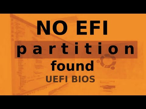 No EFI System Partition was found Ubuntu 200% fixed | How to dual boot Ubuntu 20.04   UEFI BIOS