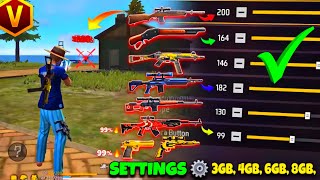 Free Fire Headshot Setting After Ob51 Update 2025⚡Best Sensitivity Settings ⚙️| Sensitivity Setting