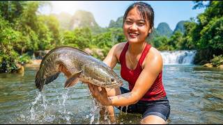 Net Fishing Big Carp — Pulling A Big Seine Net, Harvesting 1000+ Carp