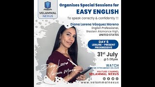 EASY ENGLISH GRAMMAR - DAY - 5 - LEISURE - PRESENT PROGRESSIVE