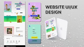 Fruit Juice Website Design - Tutorial screenshot 1