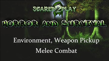Horror / Survival Game #3 - Environment, Weapon Pickup, Melee Combat [Unity3D]