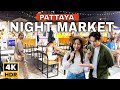 Thailand Street Food Tour | Pattaya Runway Night Market 🇹🇭🌭🍤🥓