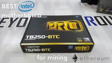 BtR - The Best Intel Motherboard for building a Ethereum mining rig in 2017