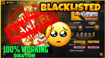 Free fire Matchmaking problem | ID blacklist Reason | solution |account unban | Recover |Malayalam